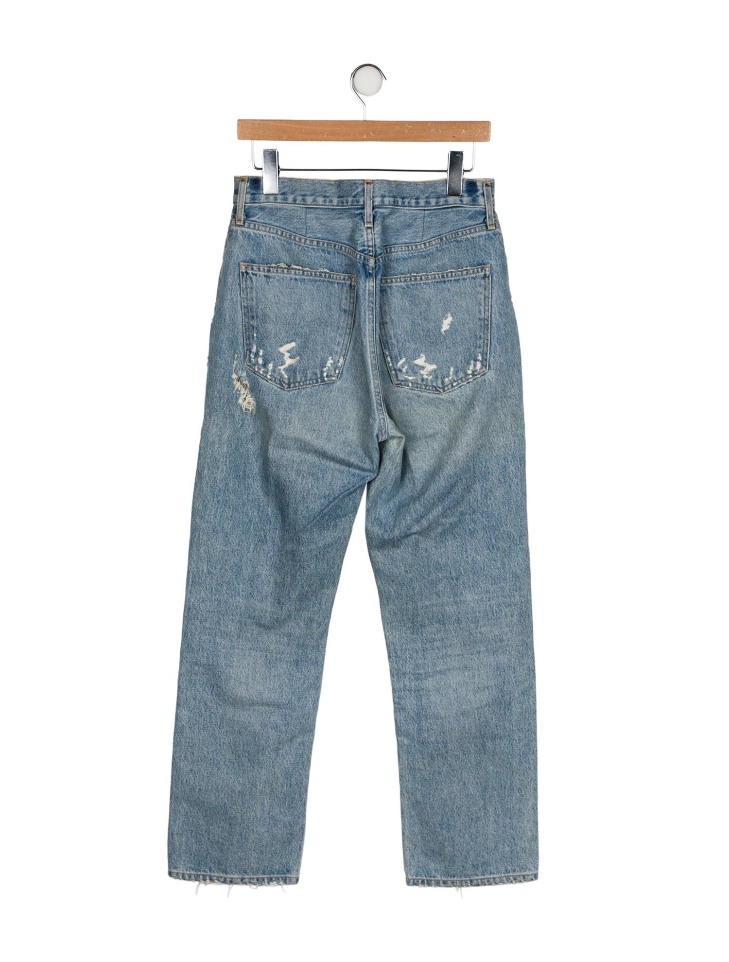 AGOLDE High-Rise Straight Leg Jeans