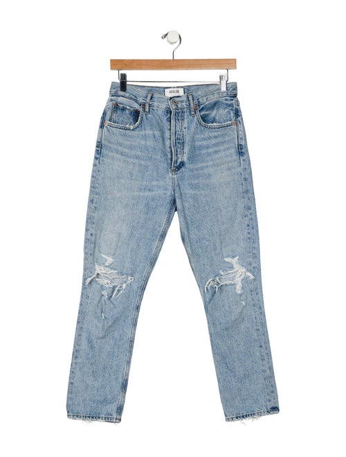 AGOLDE High-Rise Straight Leg Jeans
