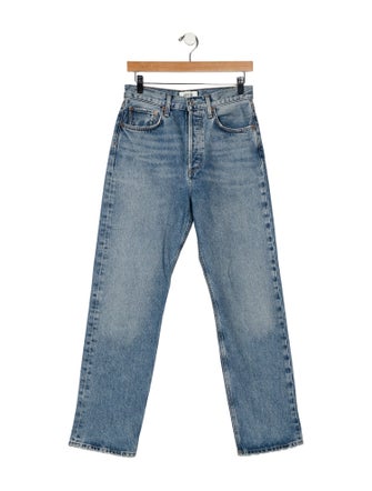 AGOLDE High-Rise Straight Leg Jeans