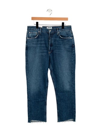 AGOLDE High-Rise Straight Leg Jeans