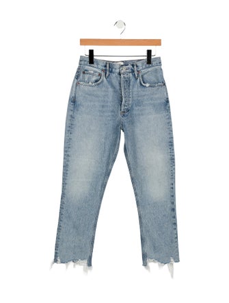 AGOLDE High-Rise Straight Leg Jeans
