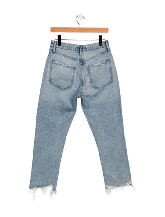 AGOLDE High-Rise Straight Leg Jeans