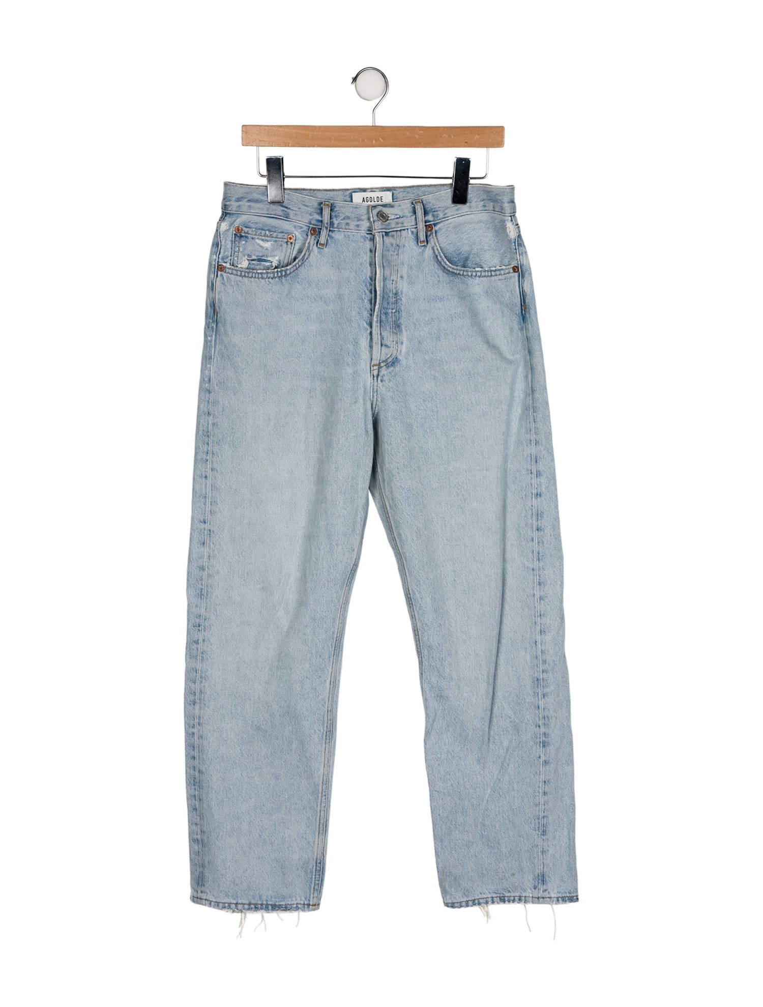 AGOLDE High-Rise Straight Leg Jeans