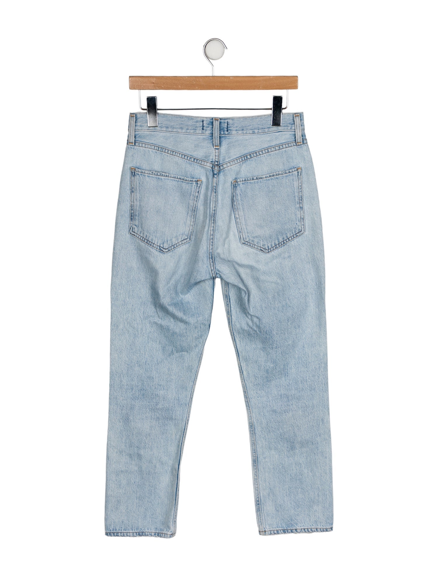AGOLDE High-Rise Straight Leg Jeans