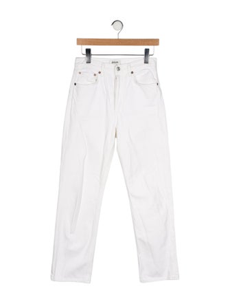 AGOLDE High-Rise Straight Leg Jeans