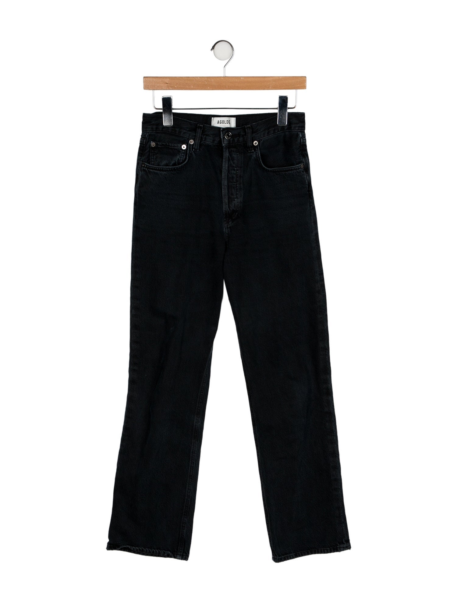 AGOLDE High-Rise Straight Leg Jeans