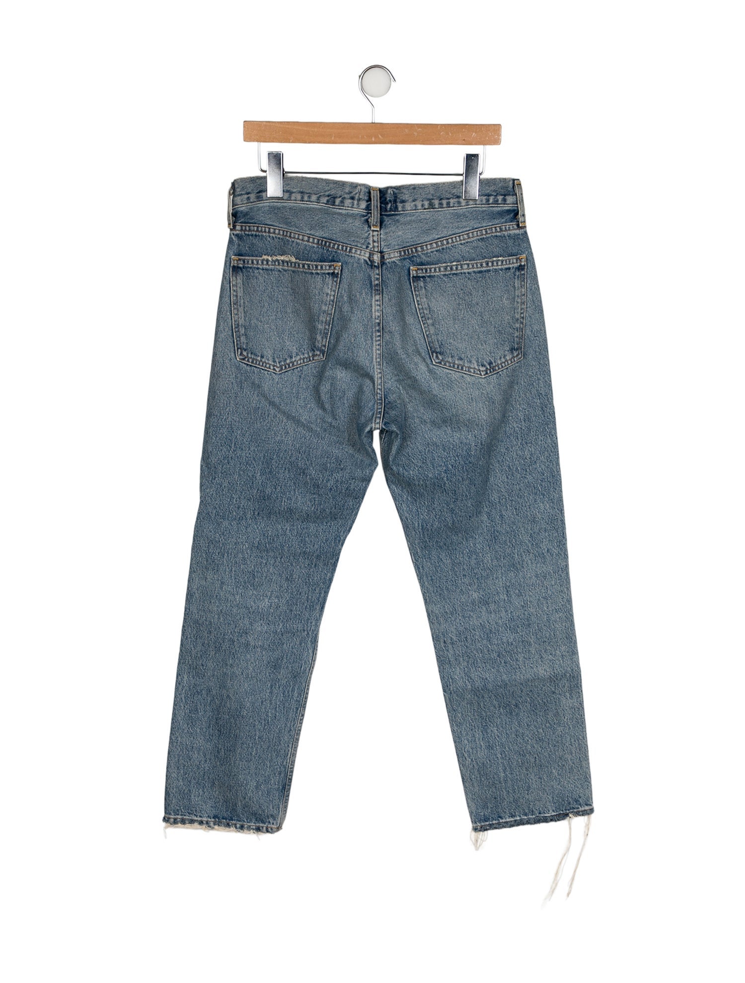AGOLDE High-Rise Straight Leg Jeans