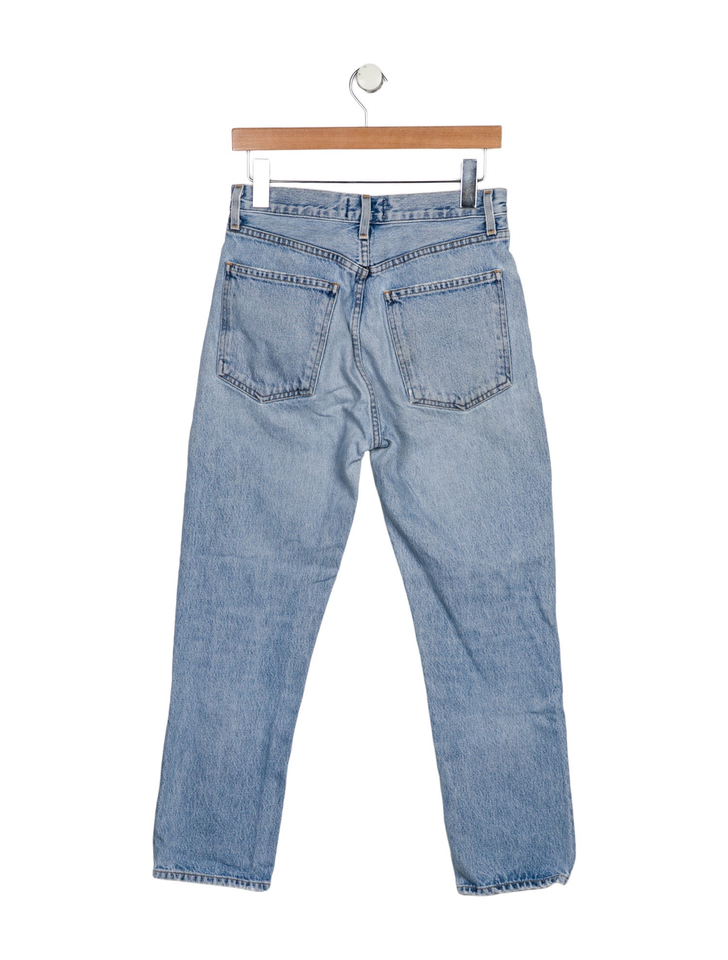 AGOLDE High-Rise Straight Leg Jeans