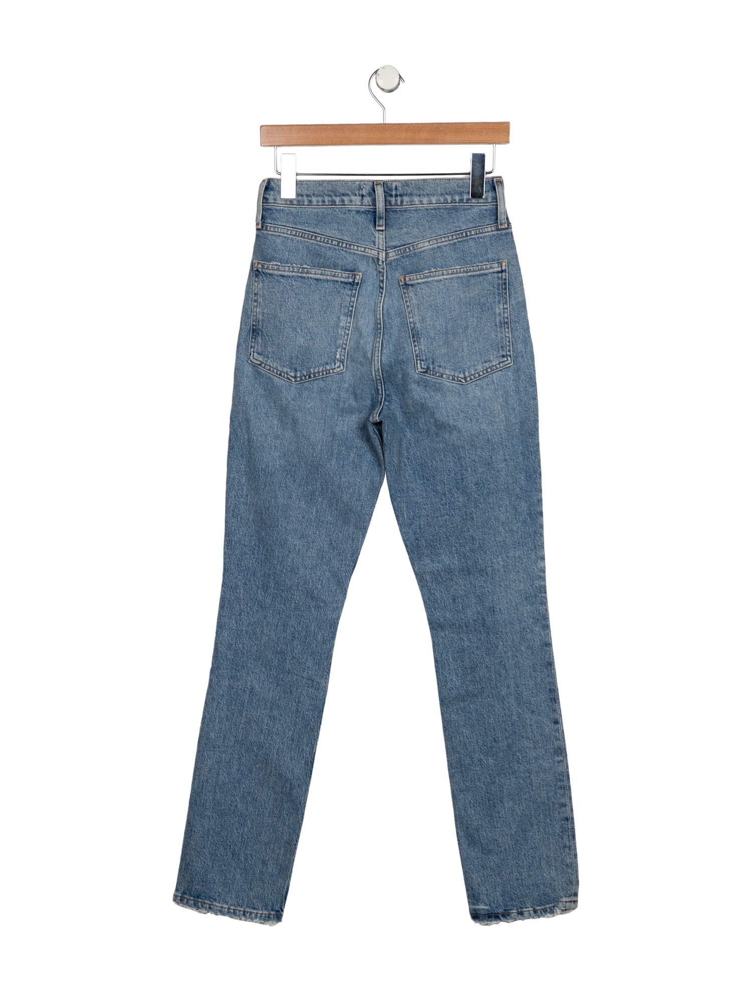 AGOLDE High-Rise Straight Leg Jeans