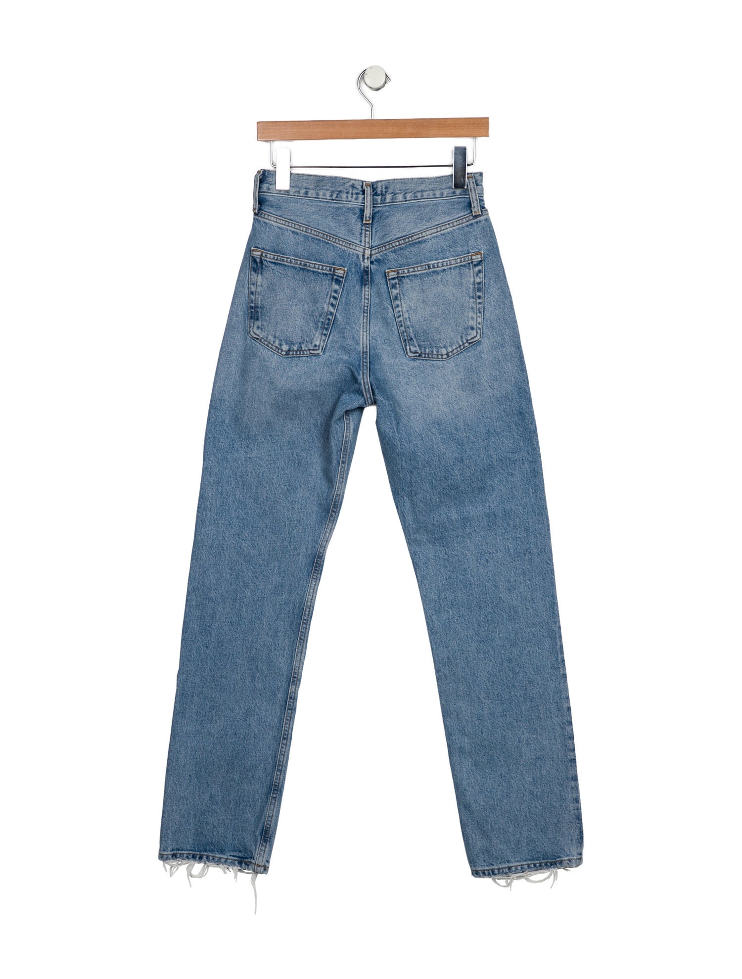 AGOLDE High-Rise Straight Leg Jeans