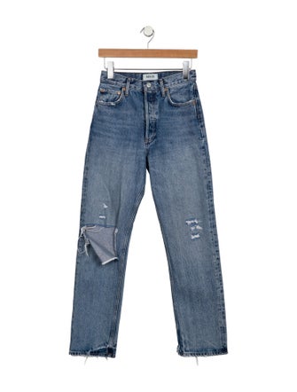 AGOLDE High-Rise Straight Leg Jeans