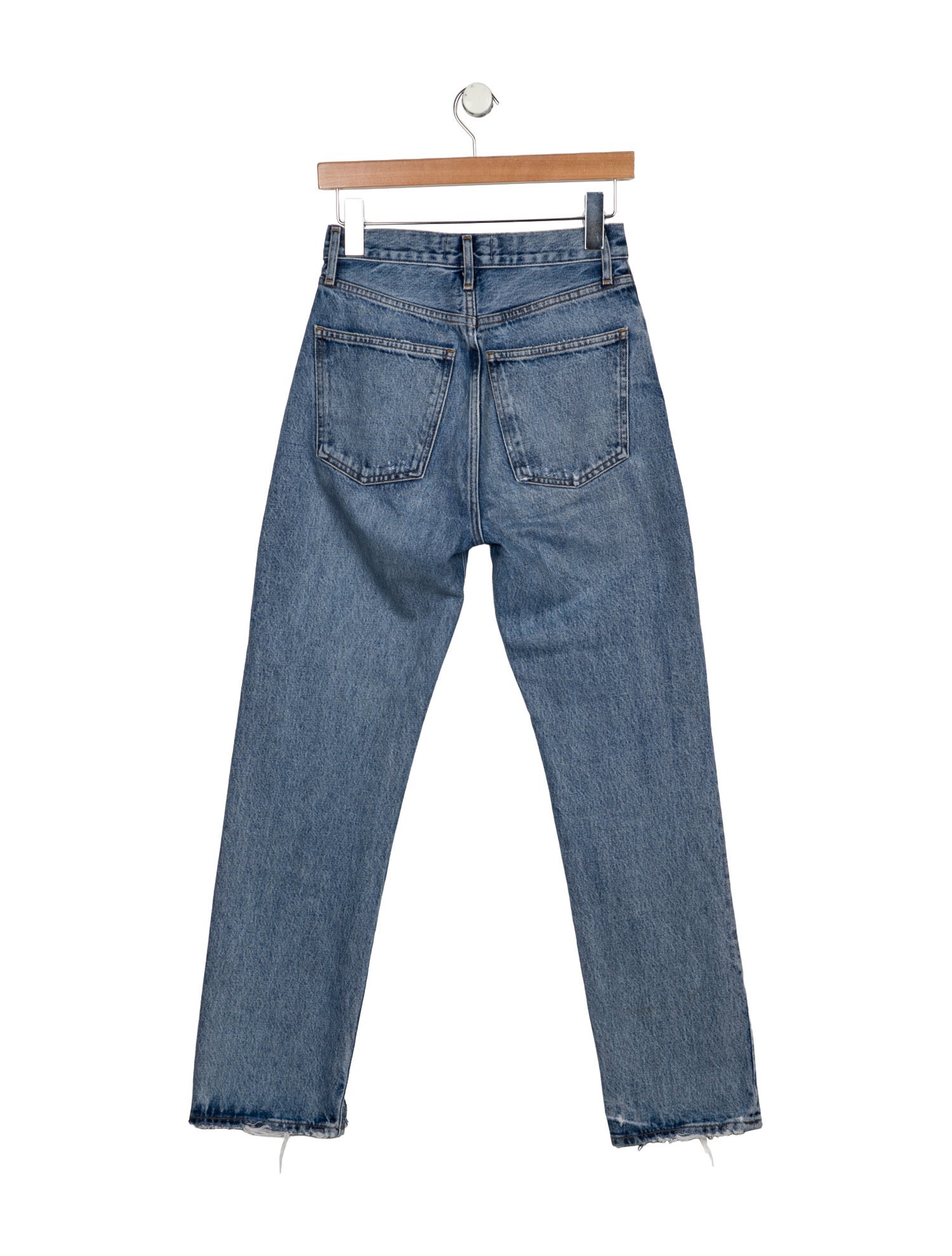 AGOLDE High-Rise Straight Leg Jeans