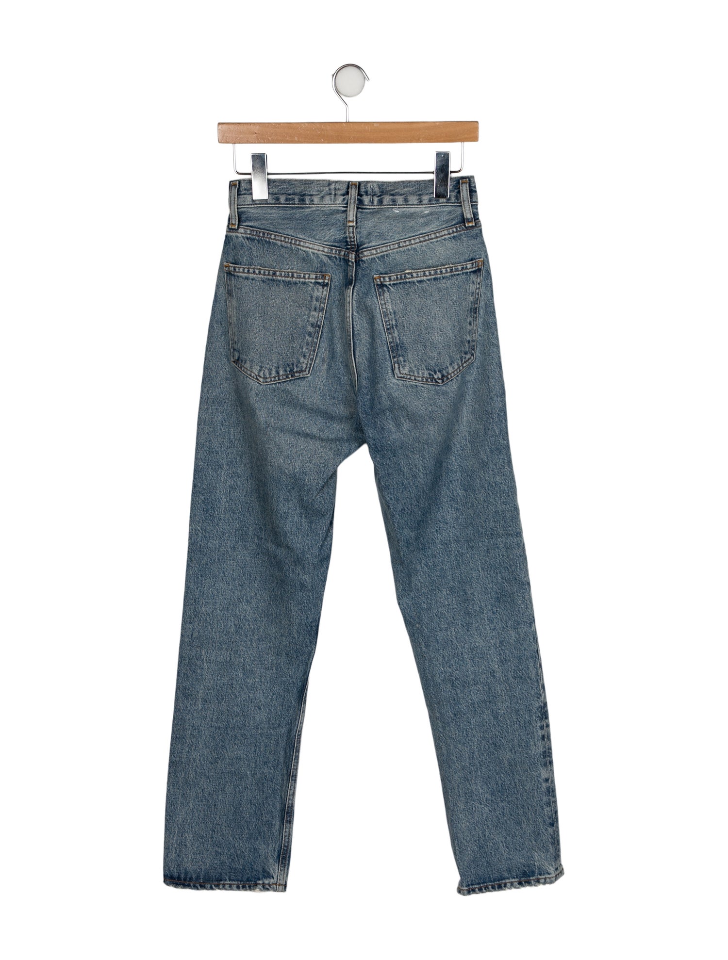 AGOLDE High-Rise Straight Leg Jeans