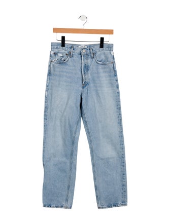 AGOLDE High-Rise Straight Leg Jeans