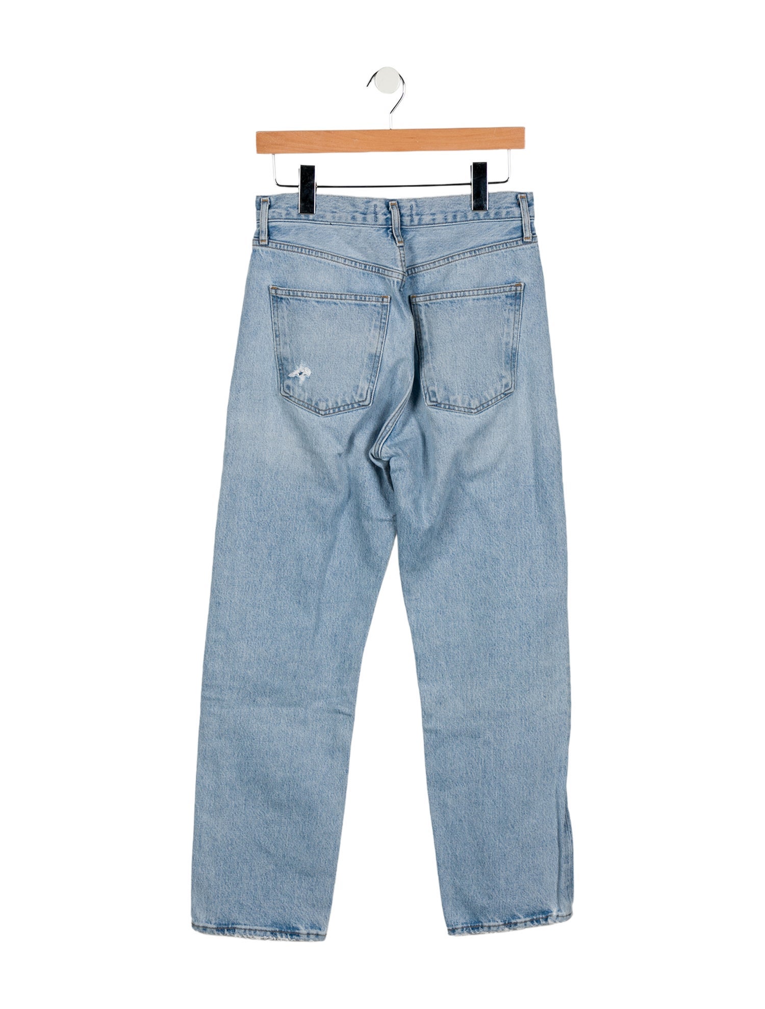 AGOLDE High-Rise Straight Leg Jeans