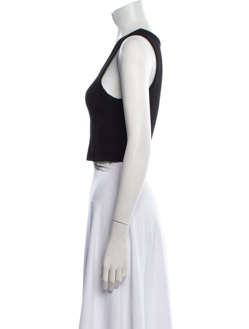 AGOLDE Scoop Neck Sleeveless Crop Top