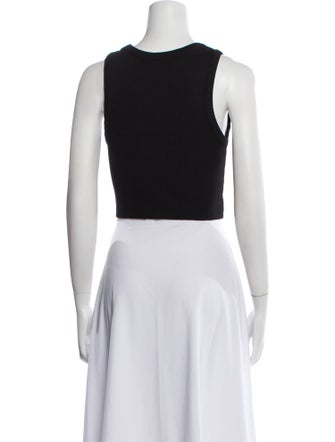 AGOLDE Scoop Neck Sleeveless Crop Top