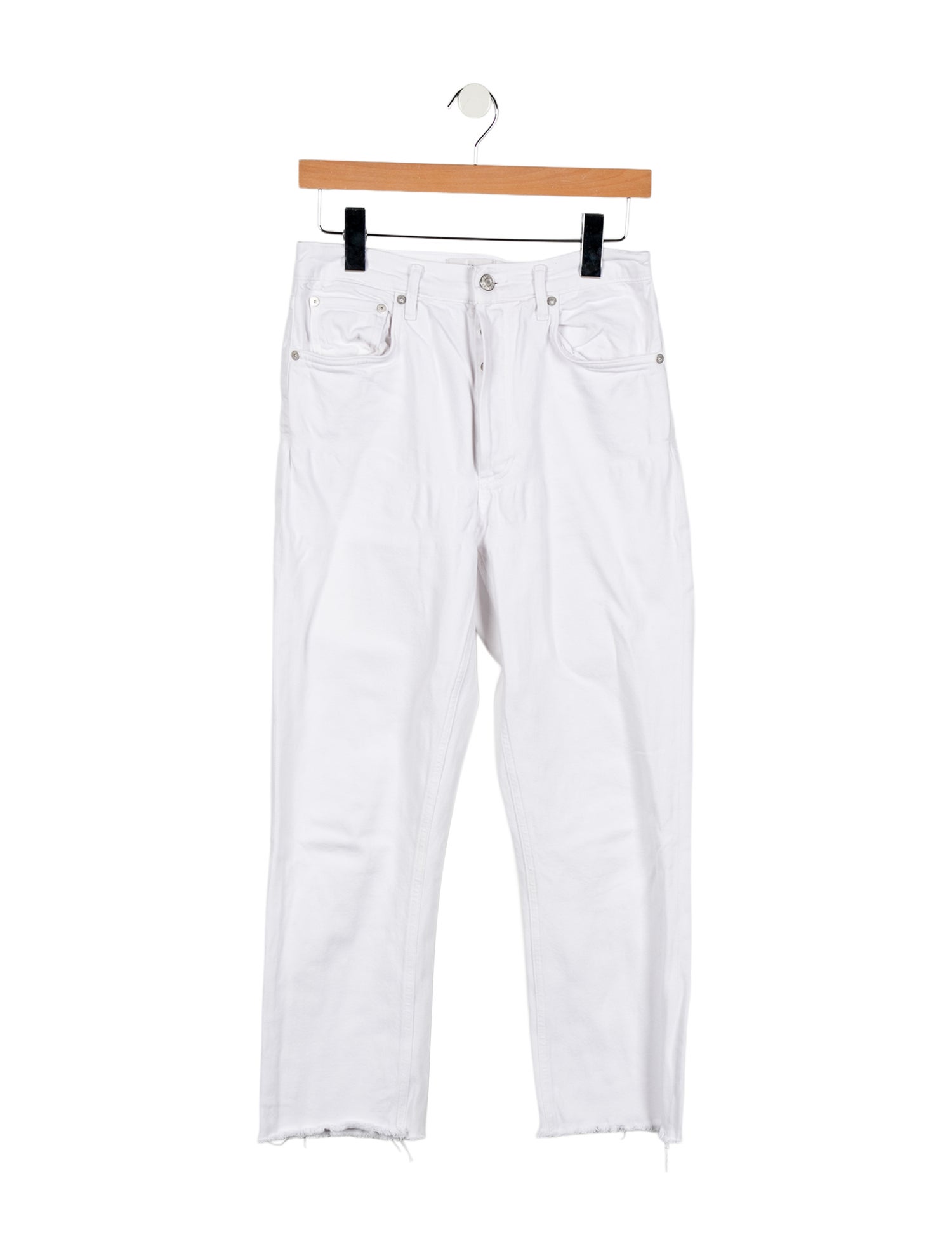 AGOLDE High-Rise Straight Leg Jeans