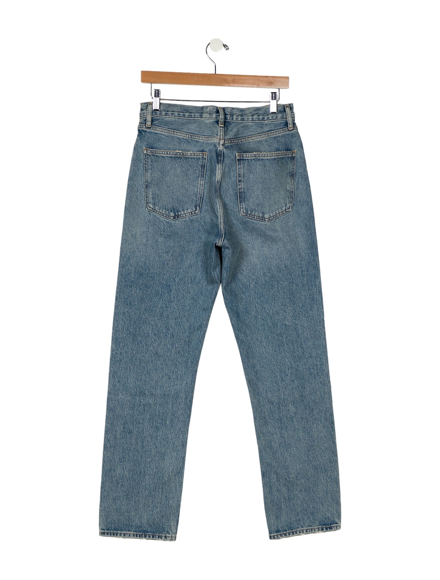 AGOLDE High-Rise Straight Leg Jeans