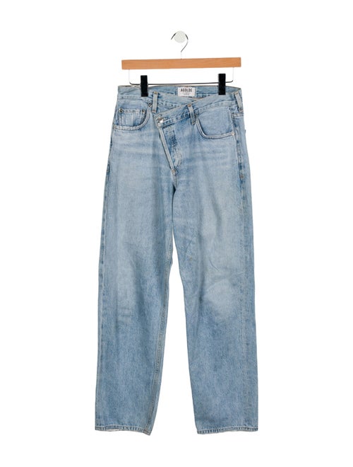 AGOLDE High-Rise Straight Leg Jeans