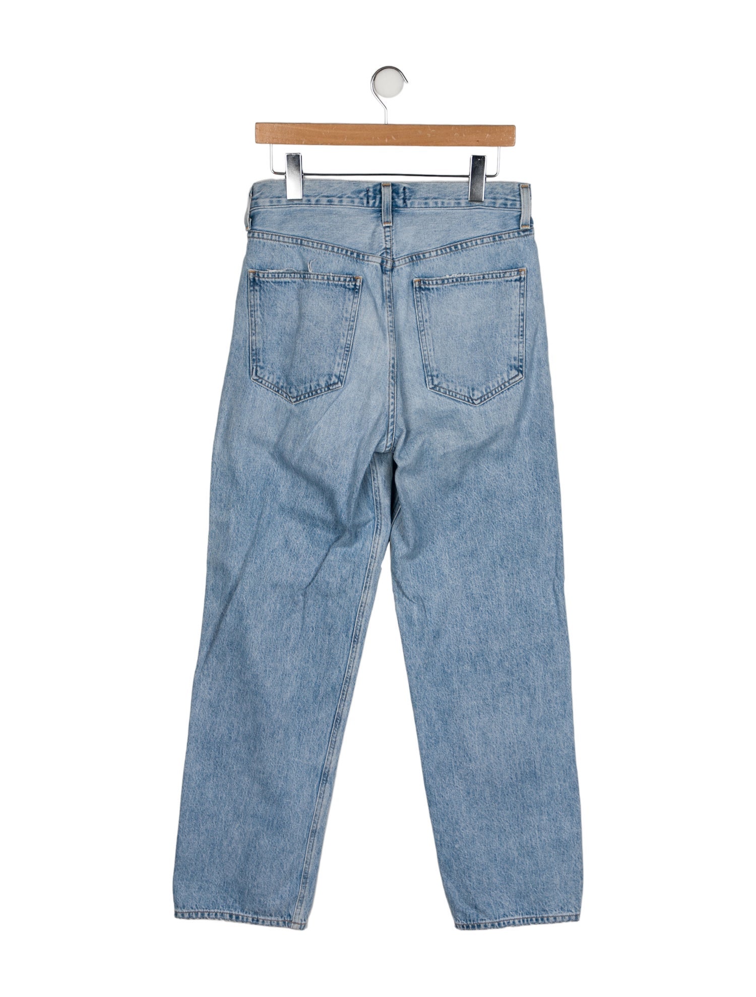 AGOLDE Mid-Rise Straight Leg Jeans