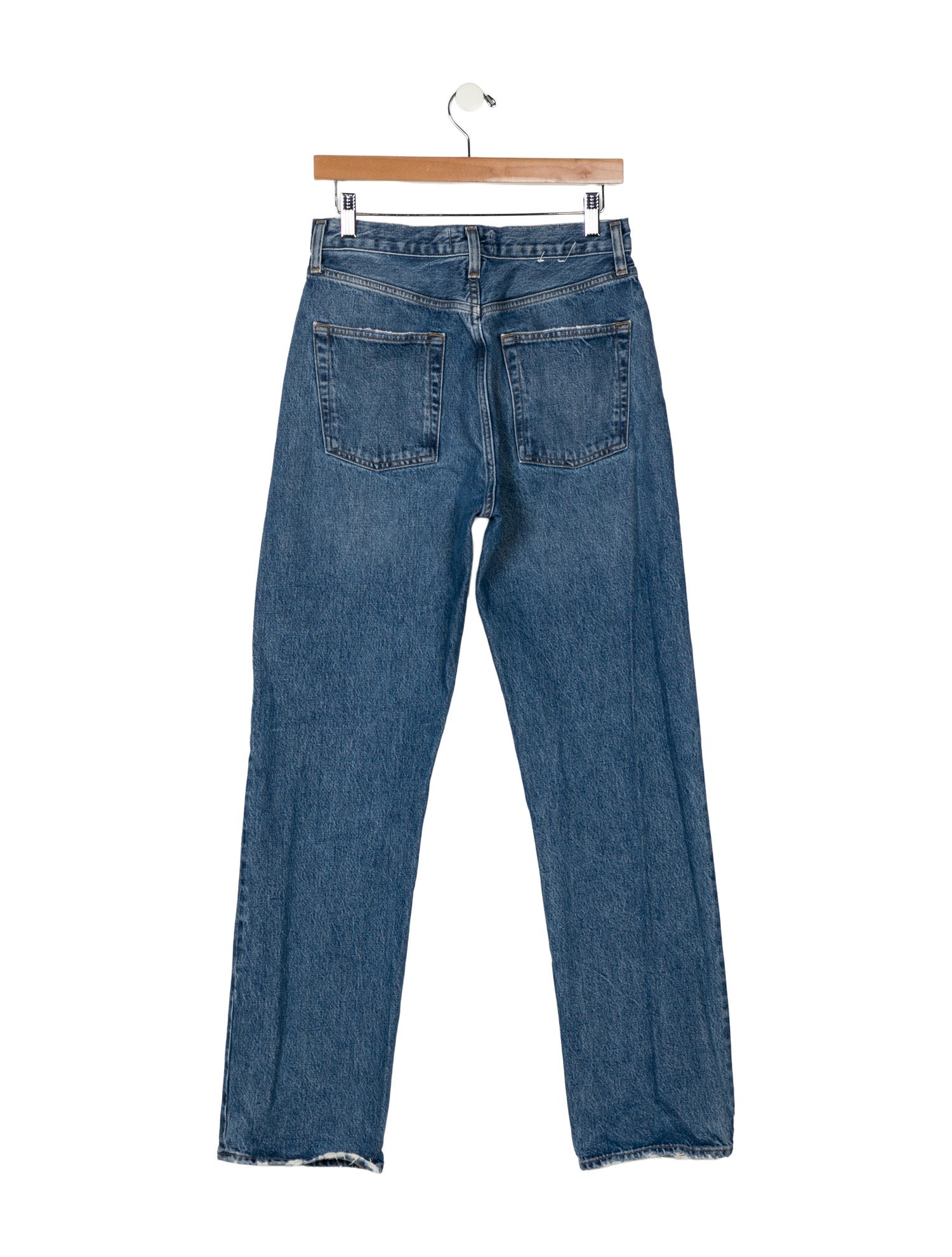 AGOLDE High-Rise Straight Leg Jeans