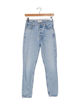 AGOLDE Mid-Rise Skinny Leg Jeans