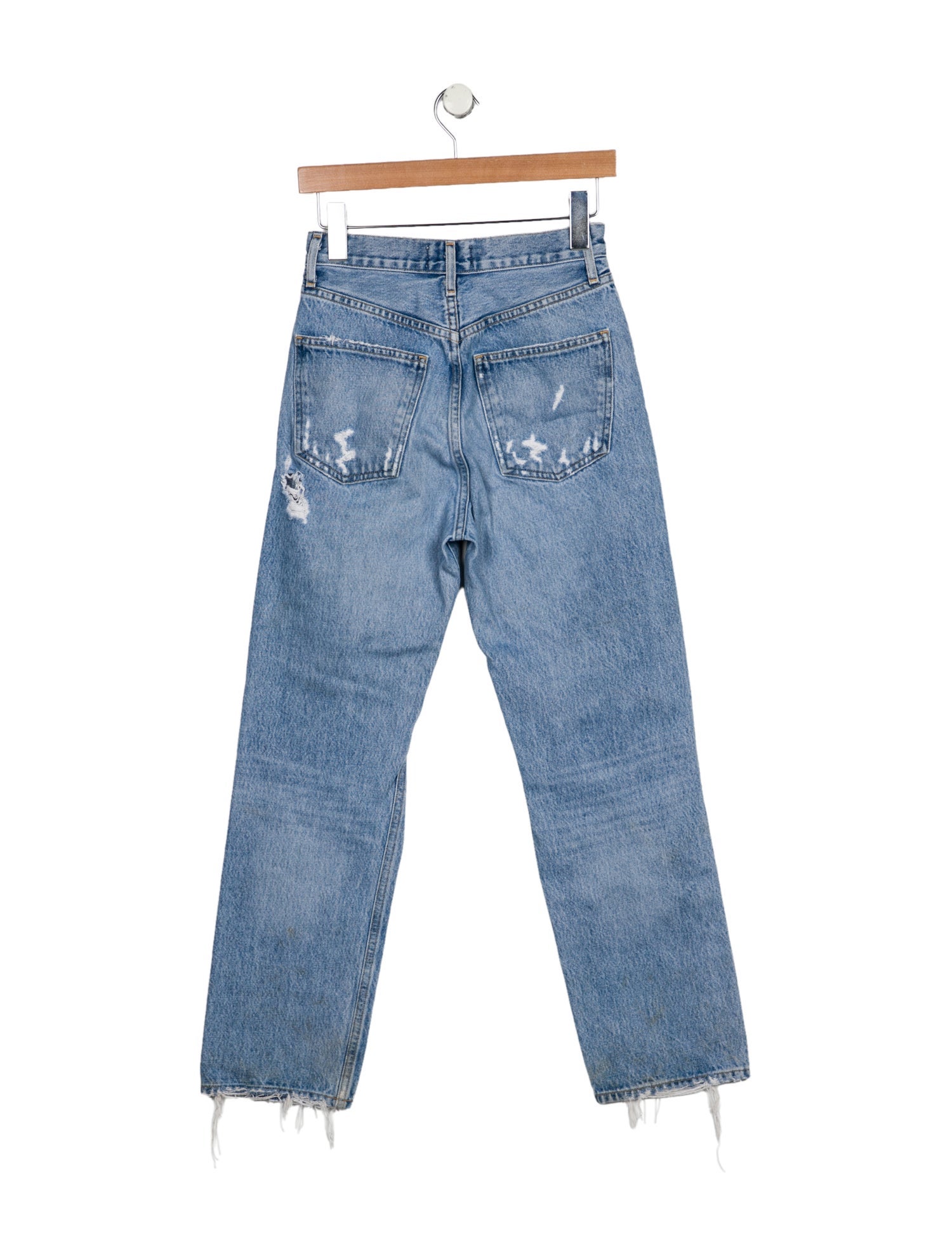 AGOLDE High-Rise Straight Leg Jeans