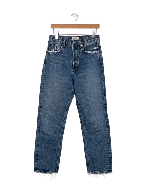 AGOLDE High-Rise Straight Leg Jeans