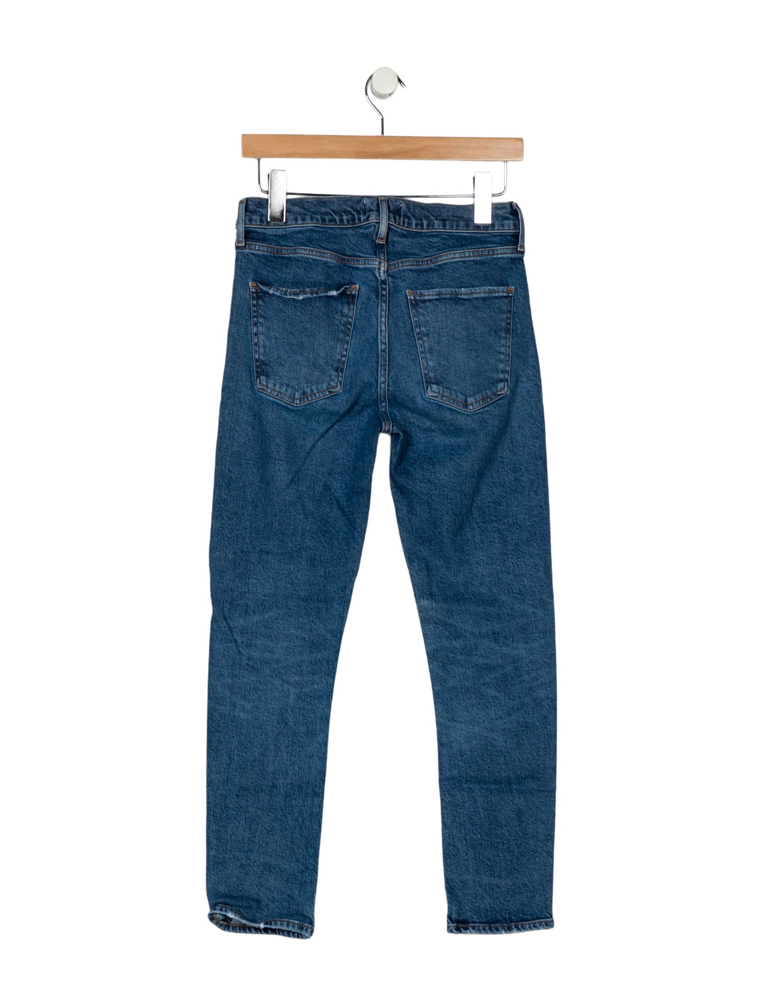 AGOLDE Mid-Rise Straight Leg Jeans