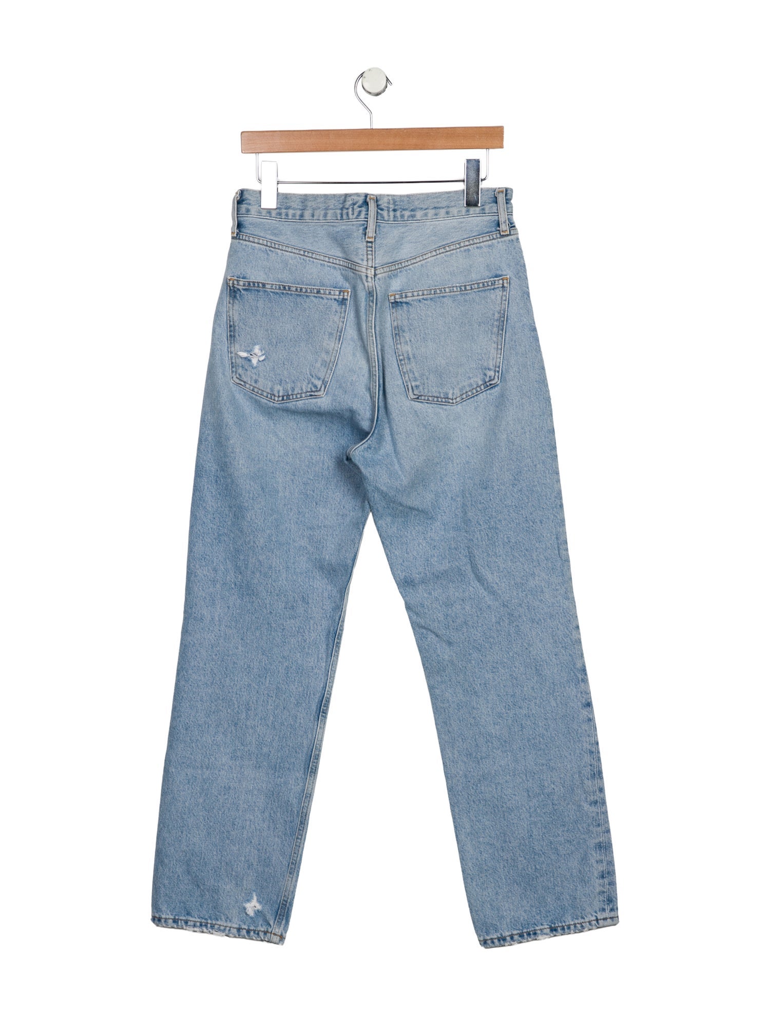 AGOLDE High-Rise Straight Leg Jeans