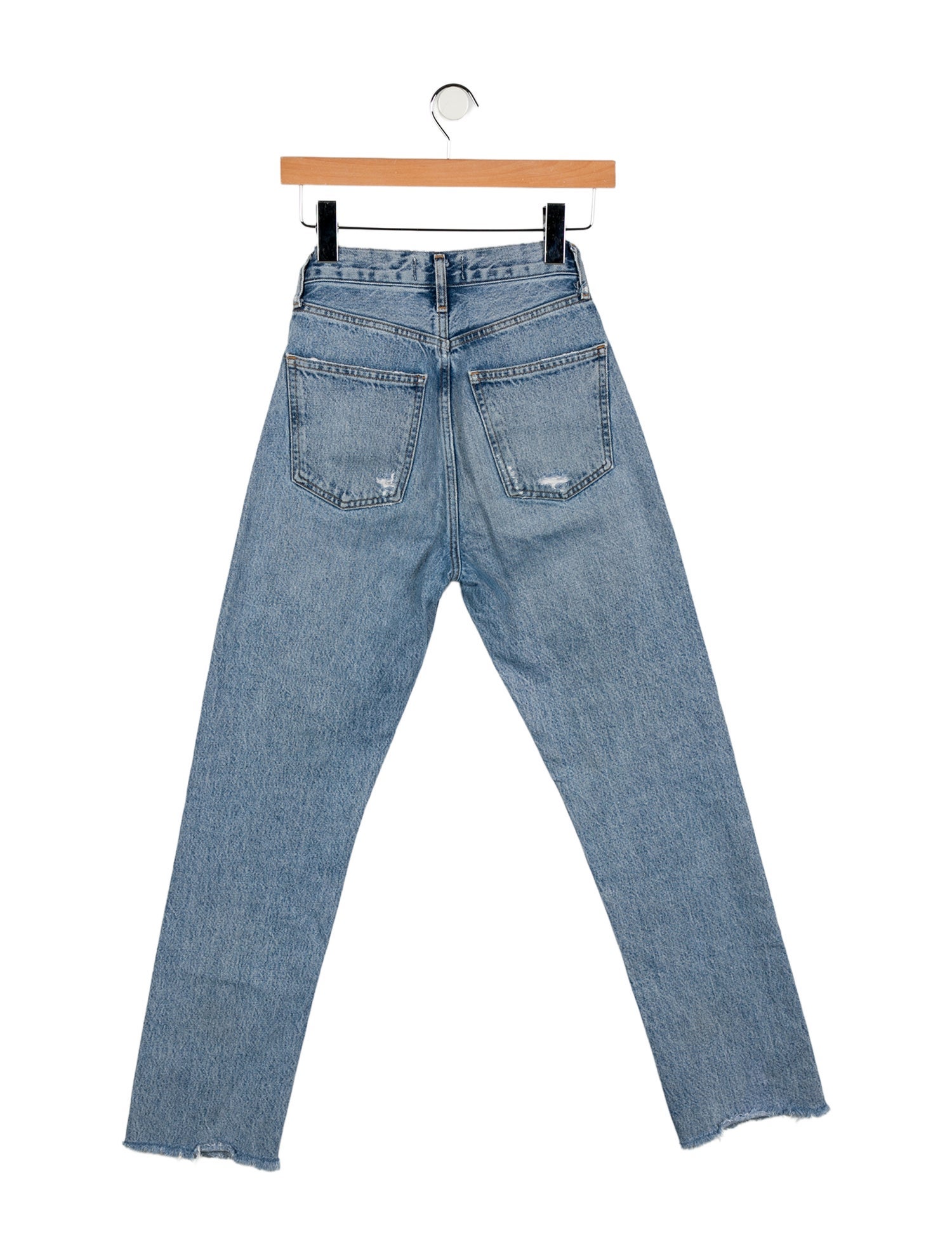 AGOLDE Mid-Rise Straight Leg Jeans