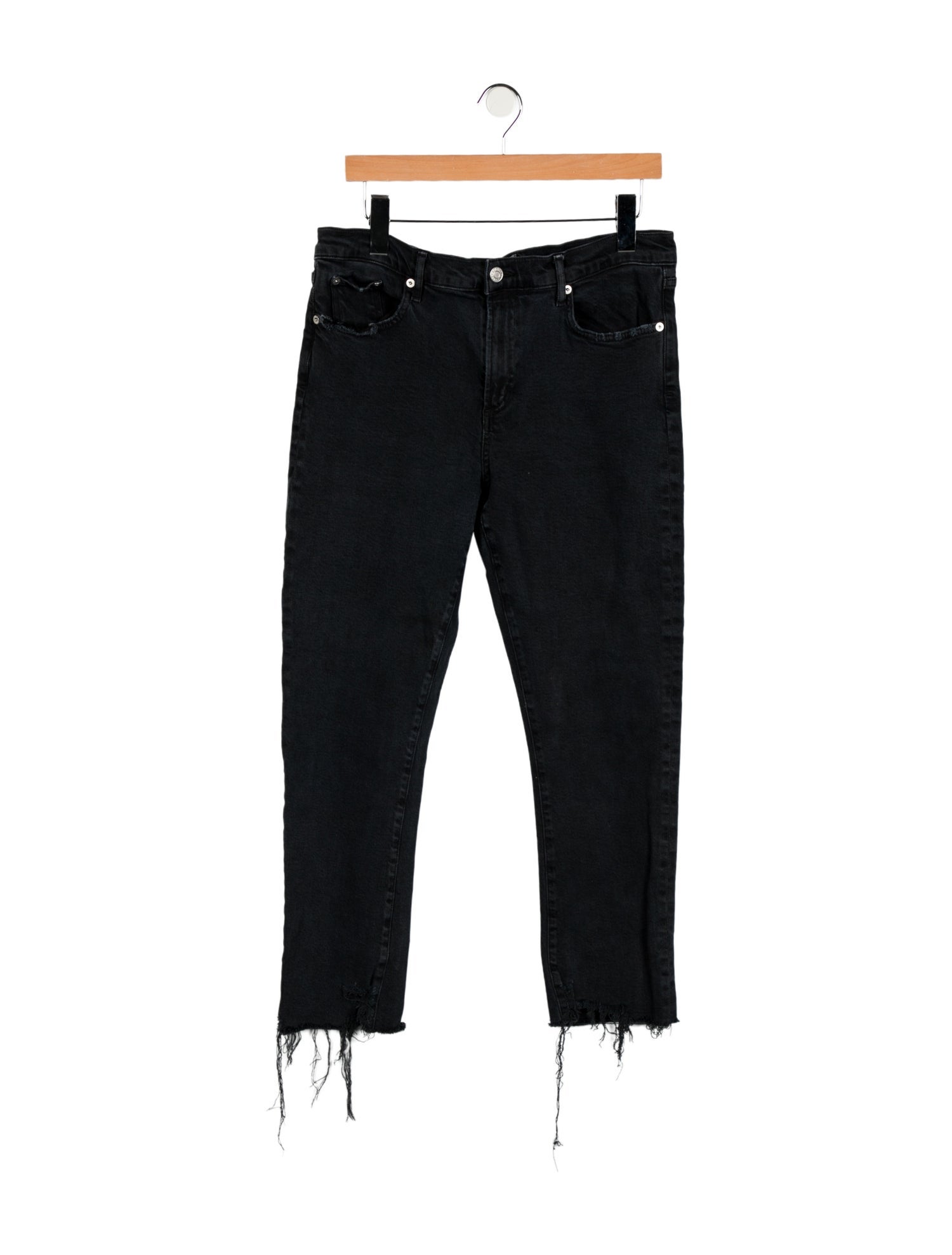 AGOLDE Mid-Rise Straight Leg Jeans