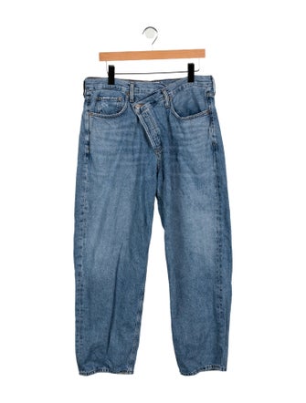 AGOLDE High-Rise Straight Leg Jeans