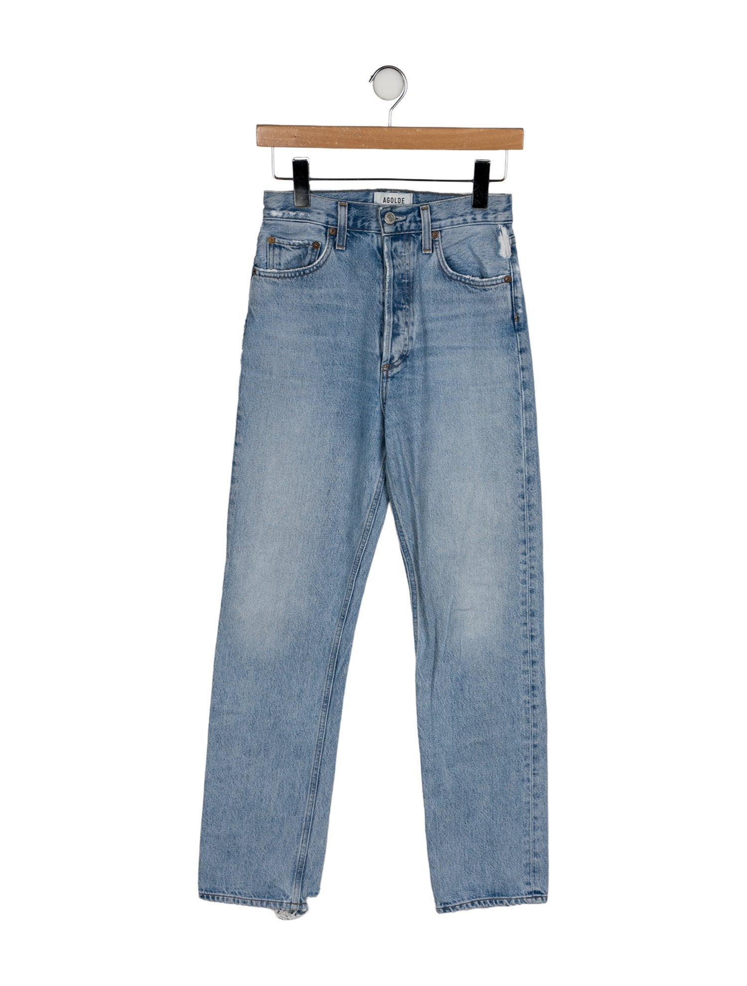 AGOLDE High-Rise Straight Leg Jeans