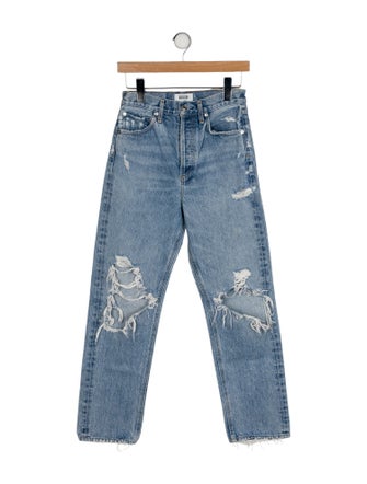 AGOLDE High-Rise Straight Leg Jeans
