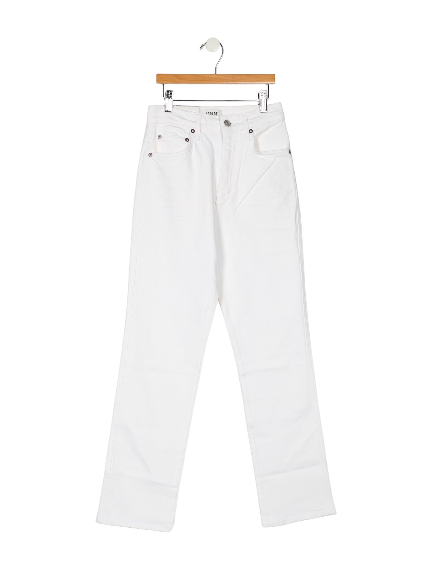 AGOLDE High-Rise Straight Leg Jeans