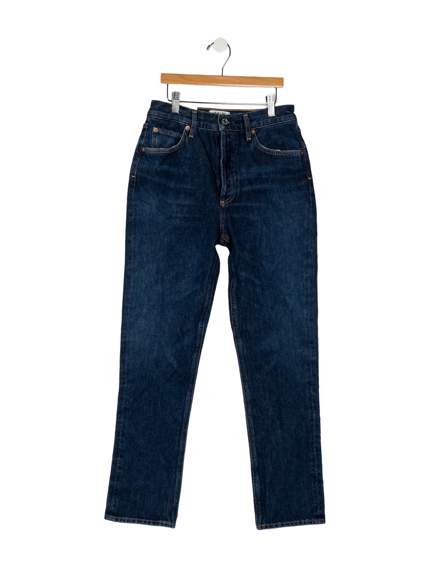 AGOLDE Mid-Rise Skinny Leg Jeans