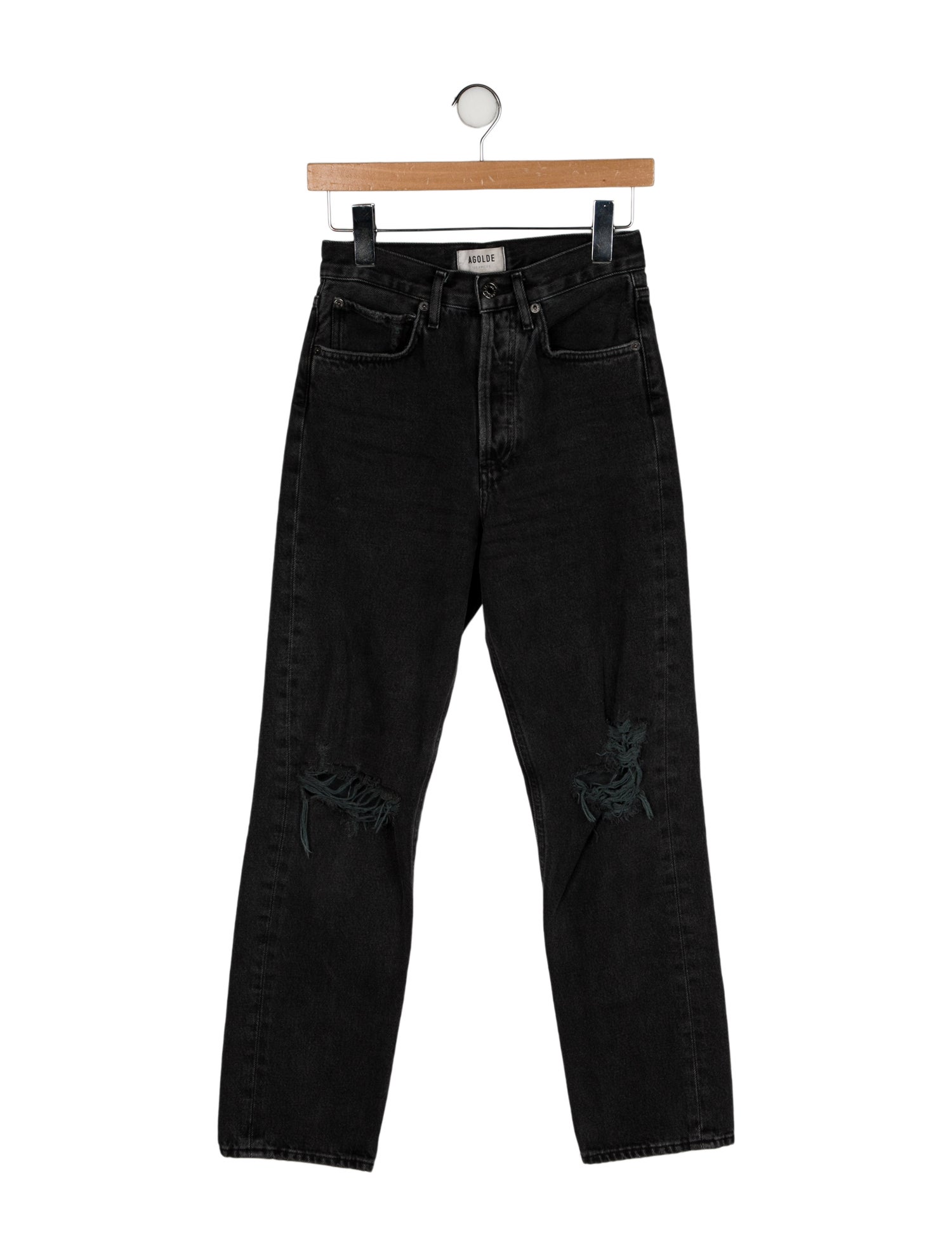 AGOLDE High-Rise Straight Leg Jeans