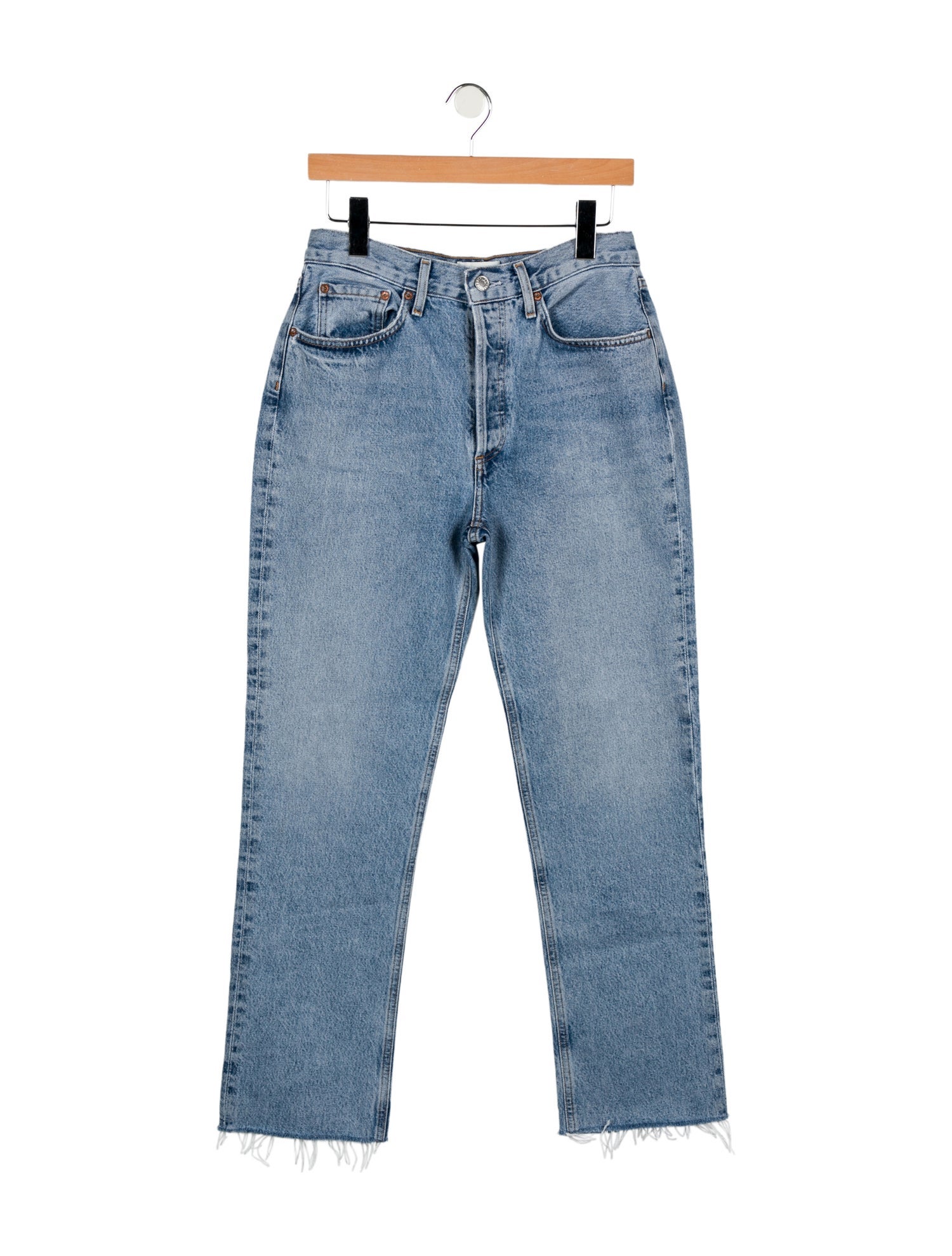 AGOLDE High-Rise Straight Leg Jeans