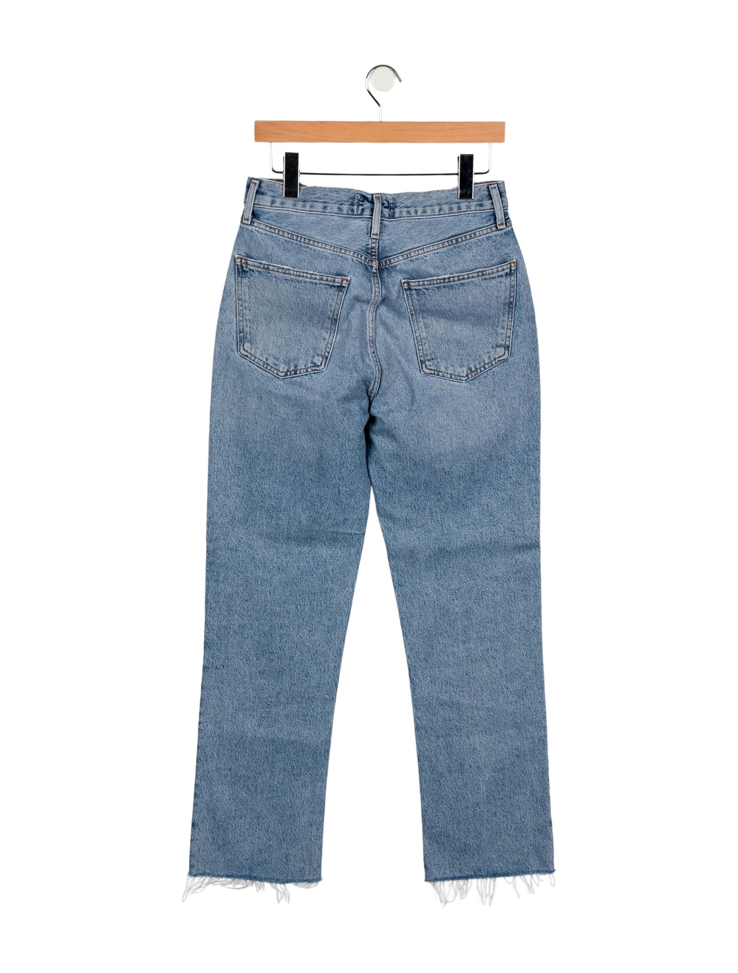 AGOLDE High-Rise Straight Leg Jeans