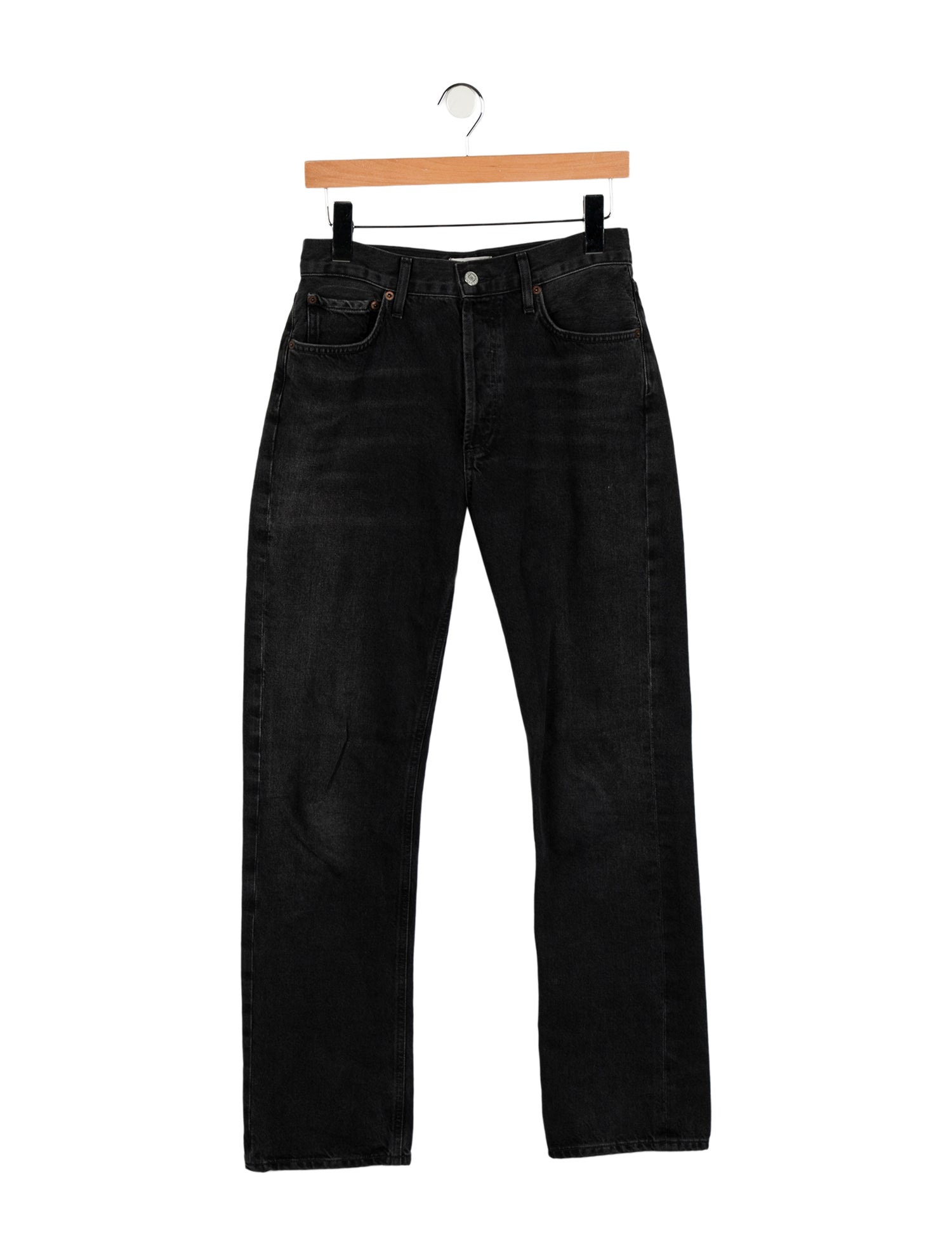 AGOLDE High-Rise Straight Leg Jeans