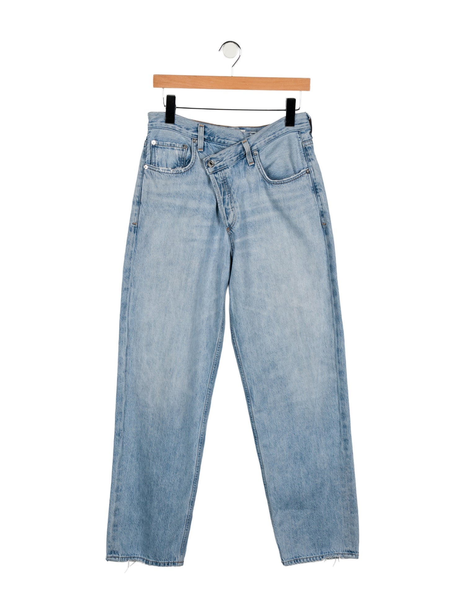 AGOLDE High-Rise Straight Leg Jeans