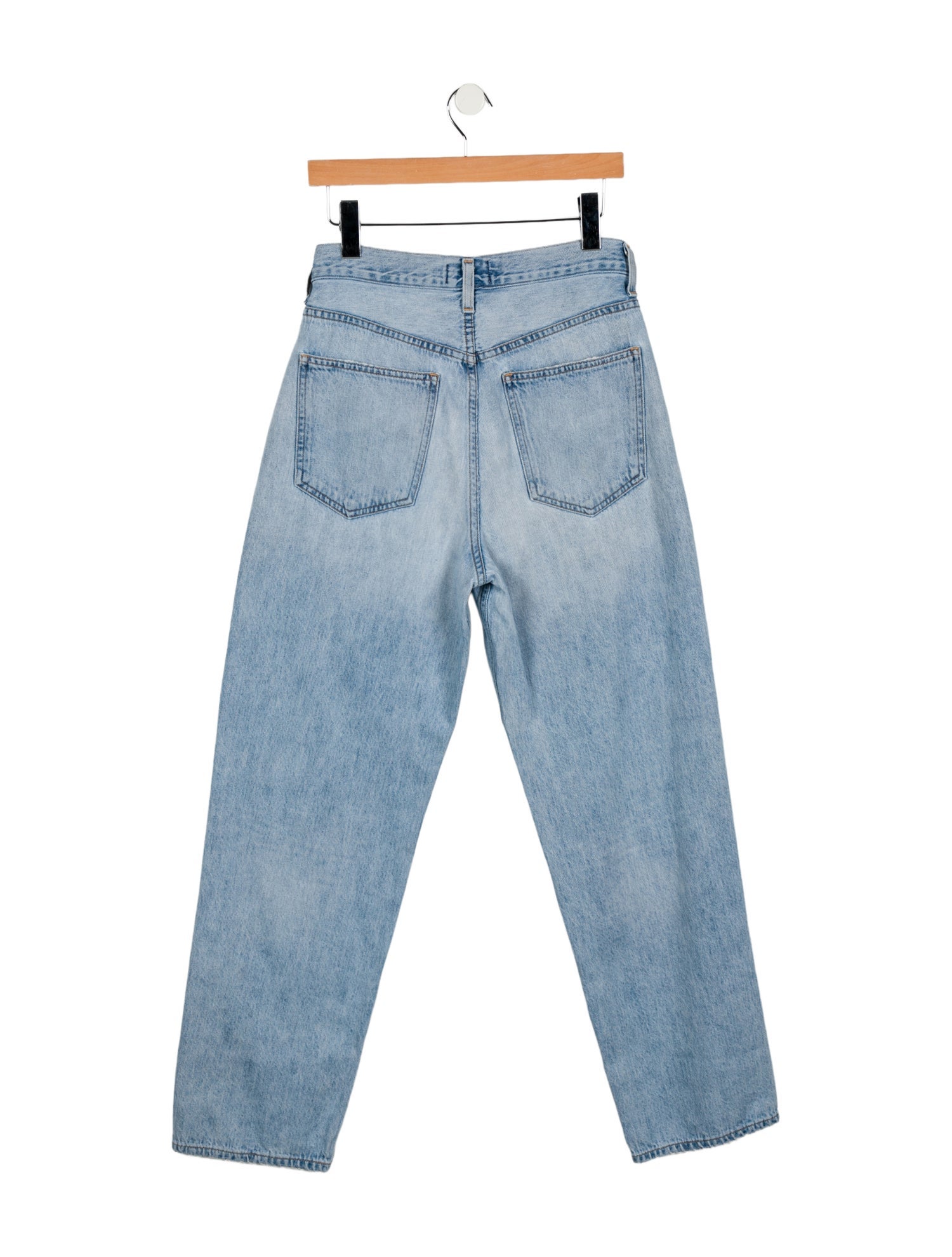 AGOLDE High-Rise Straight Leg Jeans