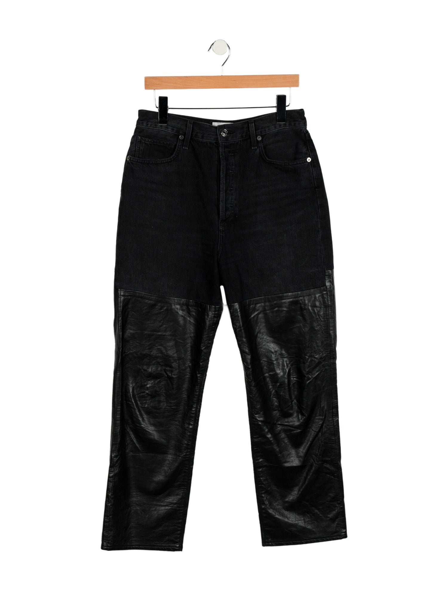 AGOLDE High-Rise Straight Leg Jeans