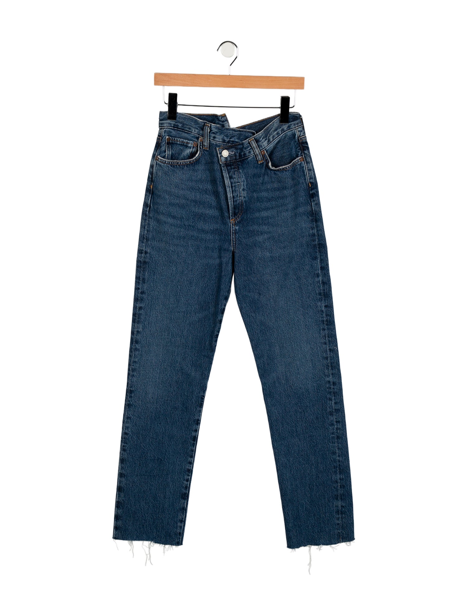AGOLDE High-Rise Straight Leg Jeans