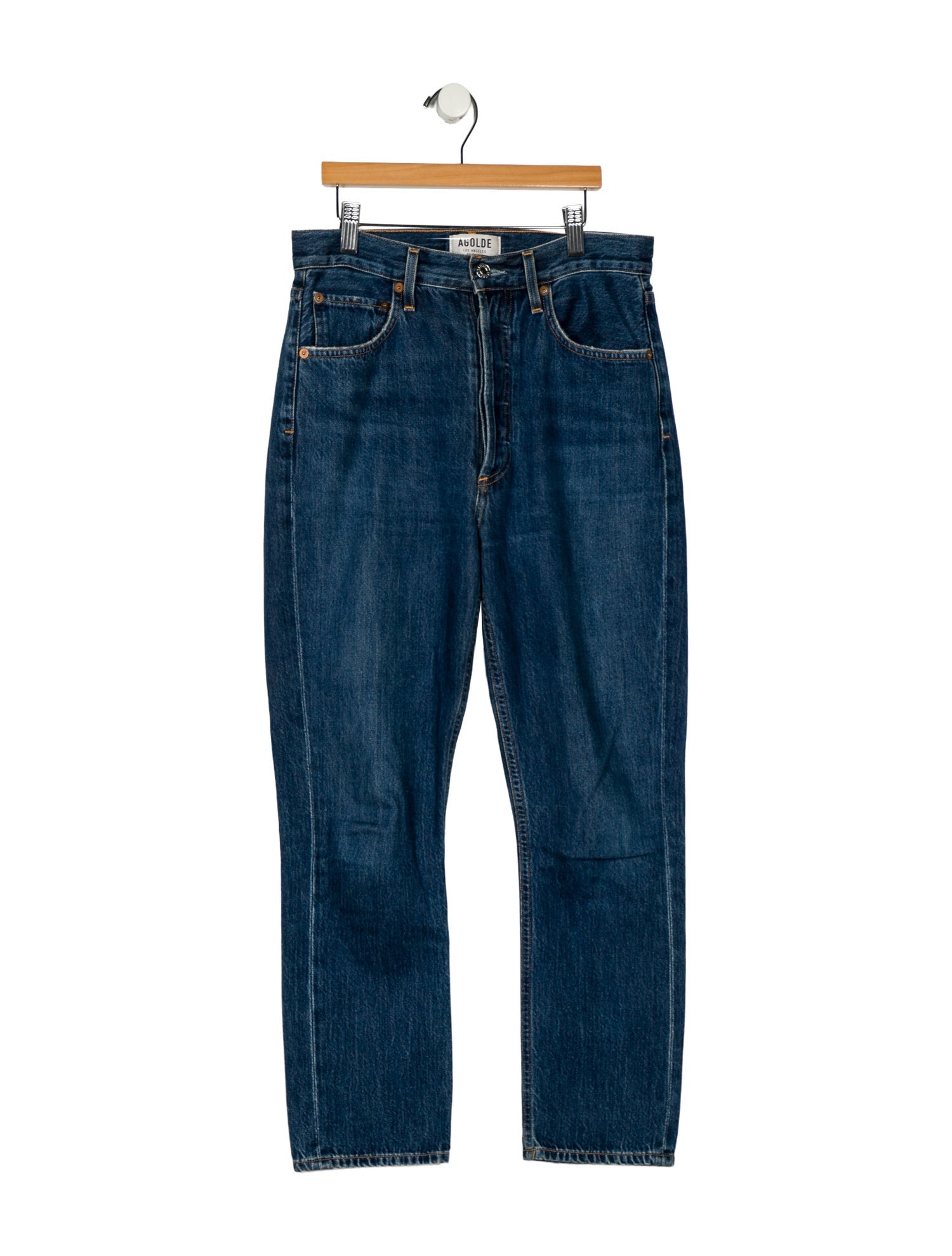 AGOLDE Mid-Rise Skinny Leg Jeans