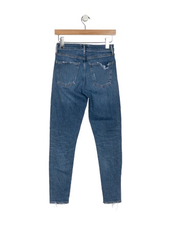 AGOLDE Mid-Rise Skinny Leg Jeans