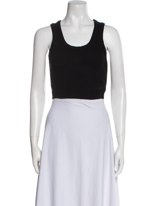 AGOLDE Scoop Neck Sleeveless Crop Top
