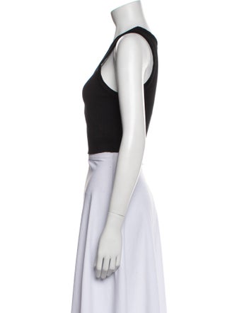 AGOLDE Scoop Neck Sleeveless Crop Top